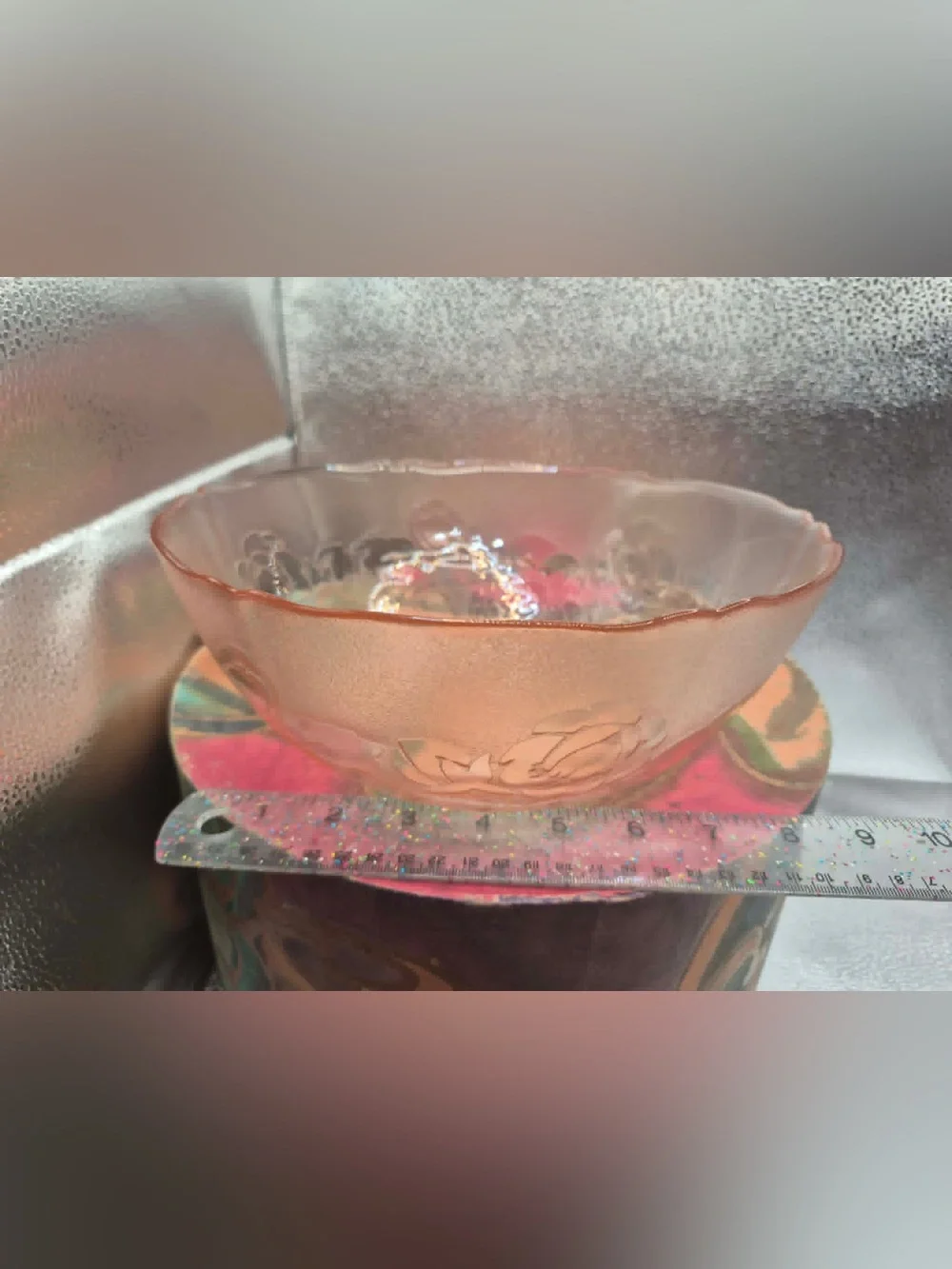 Vintage Pink French Glass Serving Bowl Set - Arcoroc ROSA Rosaline